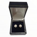 Aros Perla Achatadas 8mm